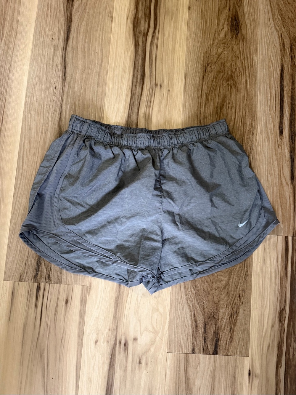 Nike Women’s Light Gray Athletic Running Shorts